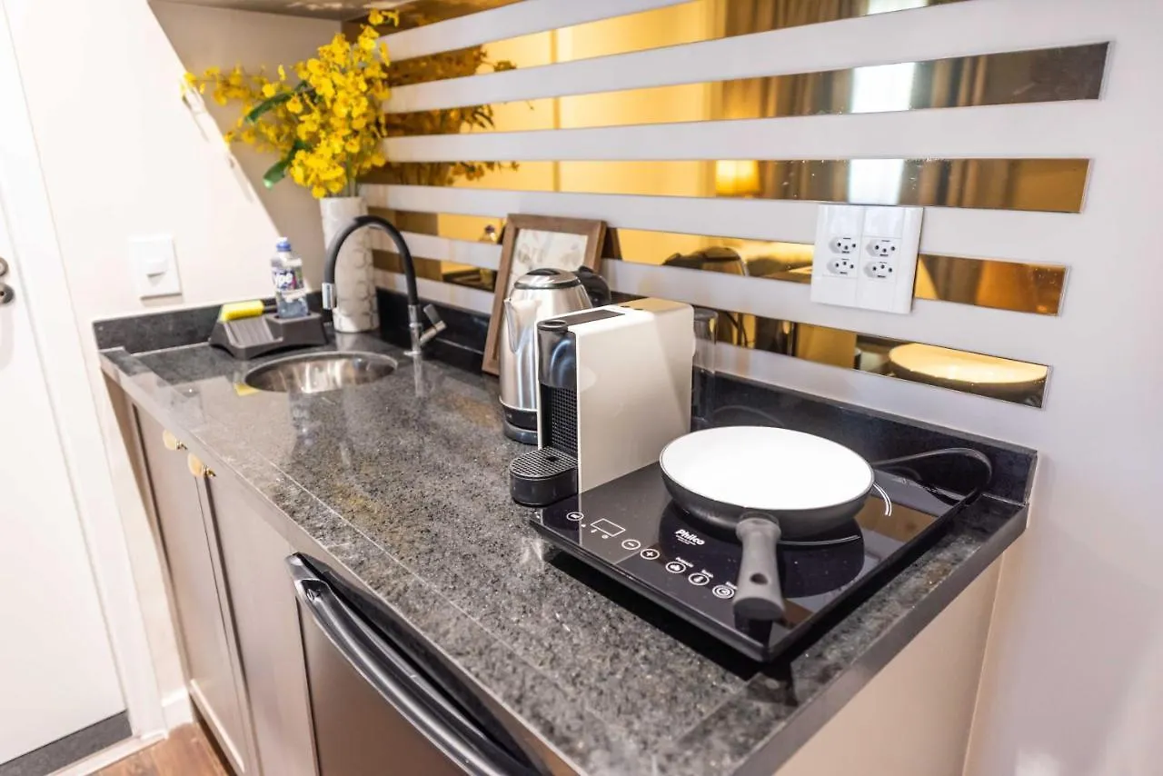 Апартаменты Studio Higienopolis Em Hotel Alto Padrao Сан-Пауло Бразилия