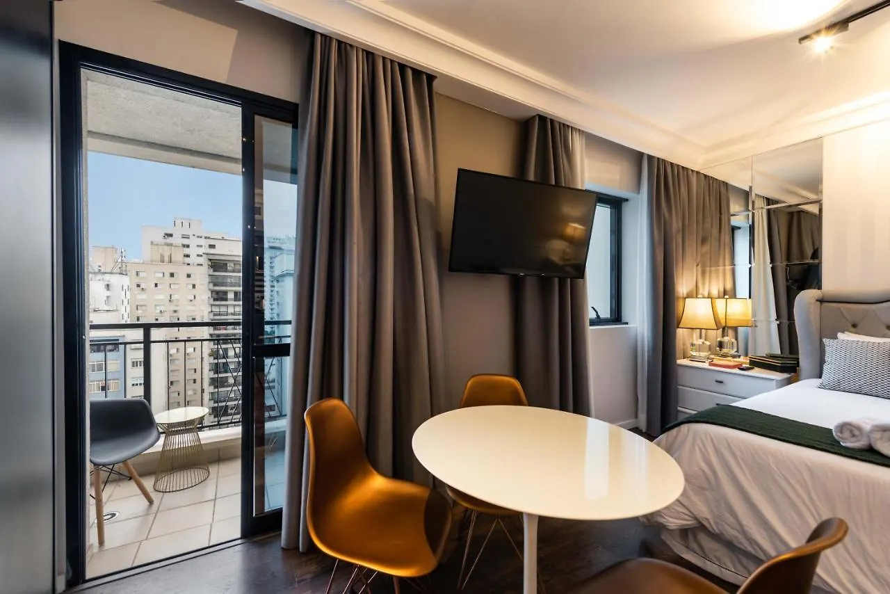 Studio Higienopolis Em Hotel Alto Padrao Сан-Пауло